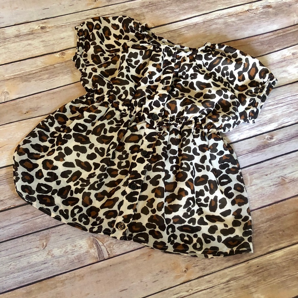 Leopard print Gymboree Tunic Size 5